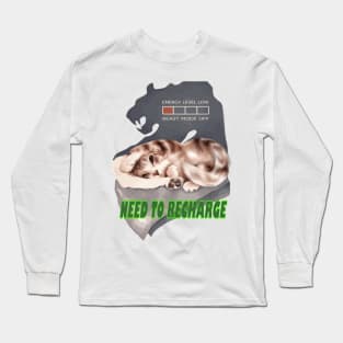 kitten need a rest Long Sleeve T-Shirt